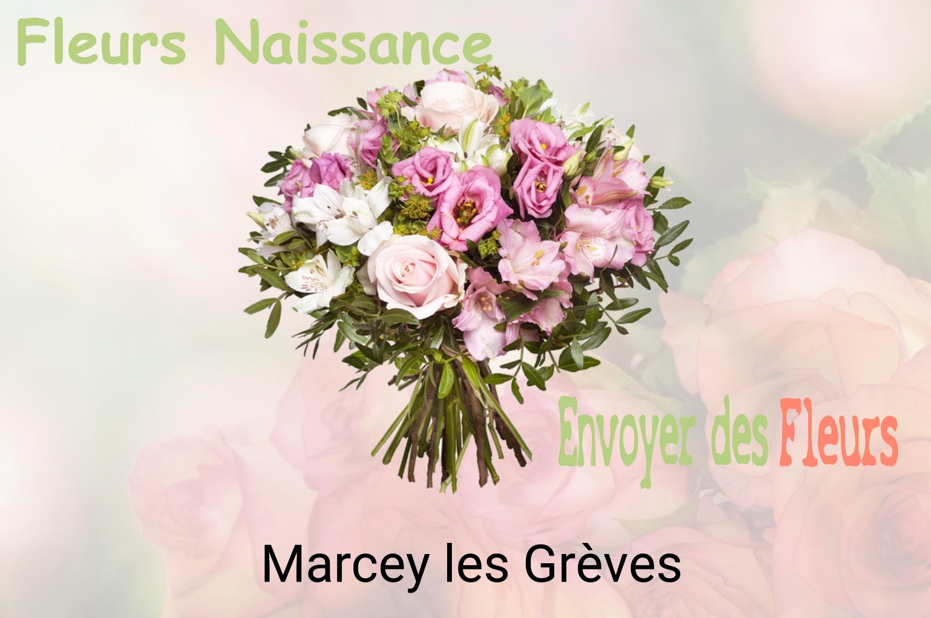 Bouquet de fleurs de naissance livré à Marcey-les-Grèves