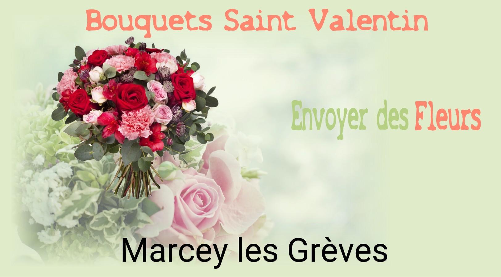 Roses de Saint-Valentin livrées à Marcey-les-Grèves